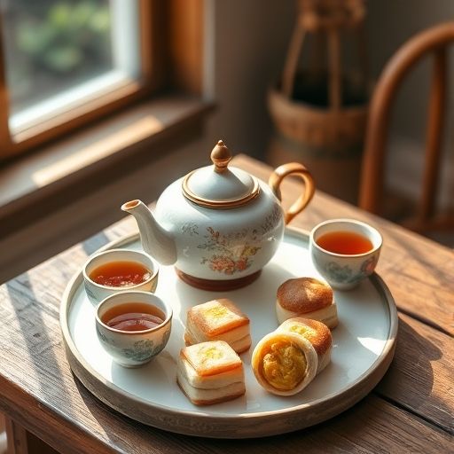 高端茶搭配茶点