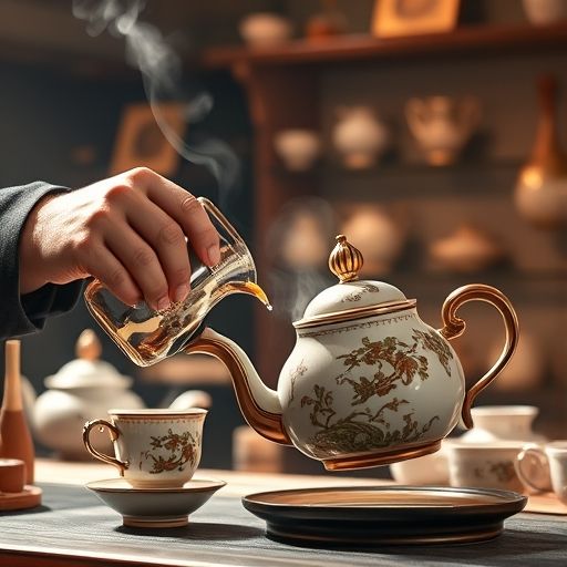 茶艺师泡茶场景