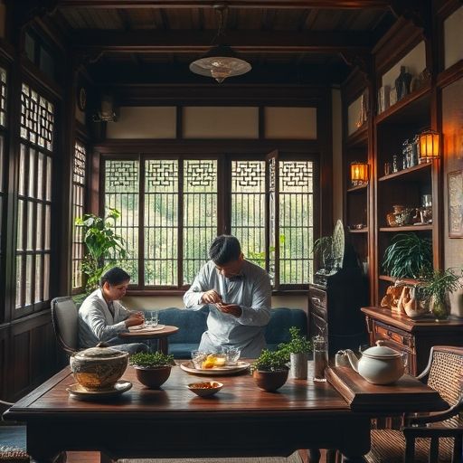 翠茗轩茶艺场景