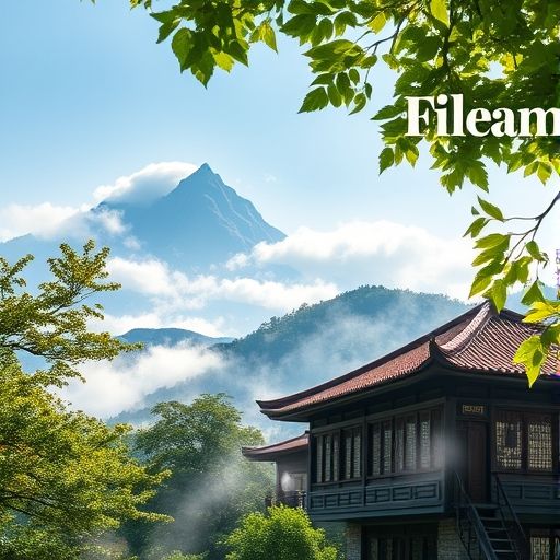 白云山茶肆风景