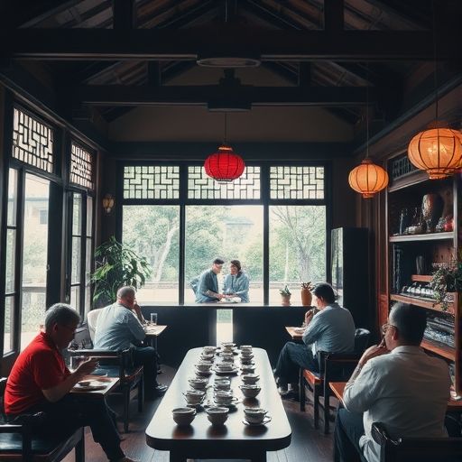 广州茶肆场景