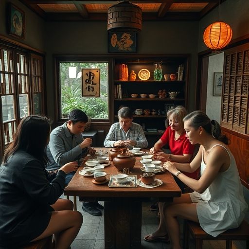 深圳茶肆品茶场景