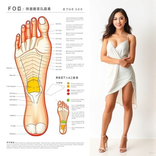 呈现足疗中穴位按摩的原理