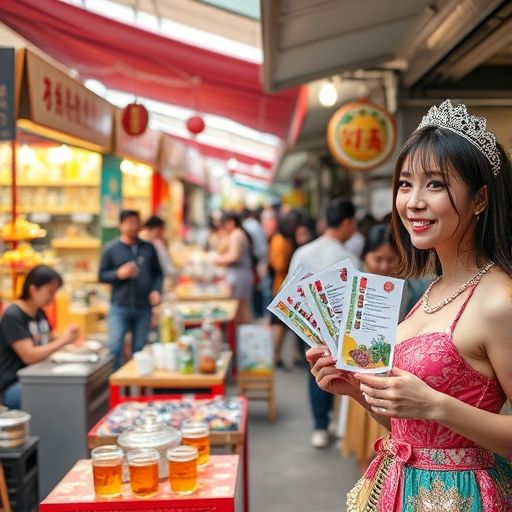 深圳市集嫩茶摊位