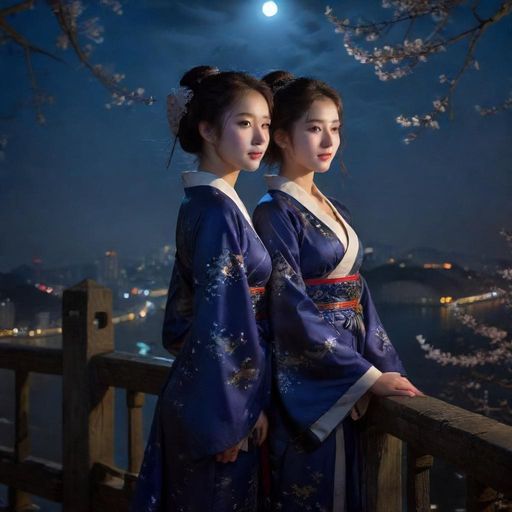 深圳夜晚的璀璨灯光