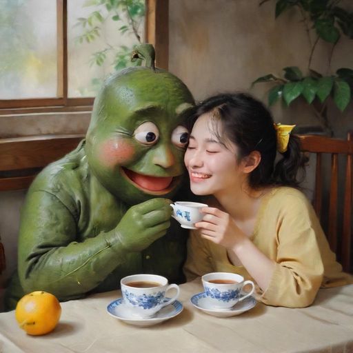 精致的茶品与点心搭配