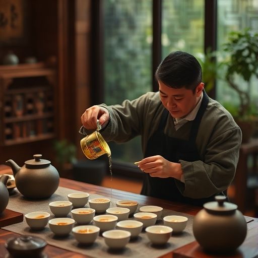 白云区茶艺师泡茶场景