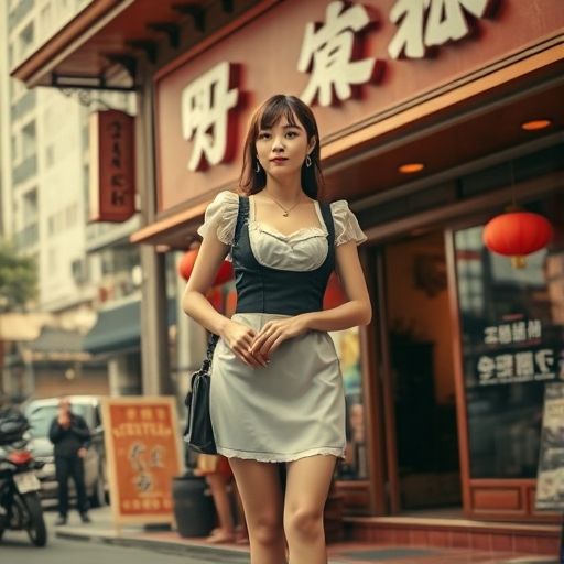 天河茶肆街头一角