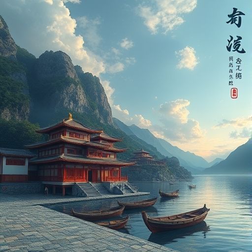 从白云山摩星岭俯瞰广州市区的壮丽景色，视野开阔