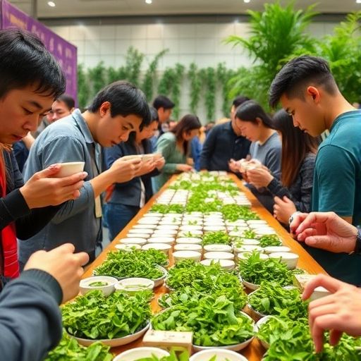 深圳新茶嫩茶海选品茶现场