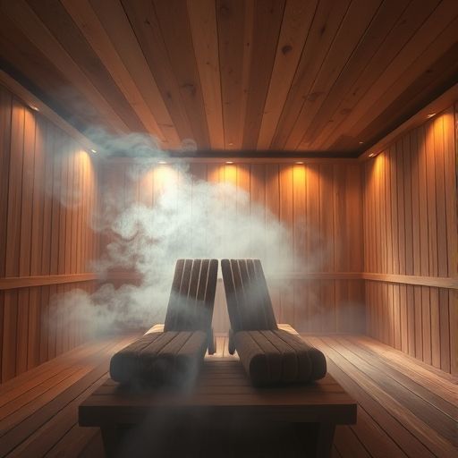 桑拿房内部场景