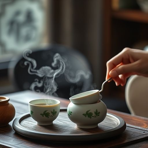 广州传统泡茶场景