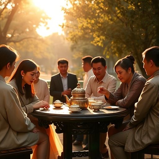 深圳龙华喝茶交流群茶会场景