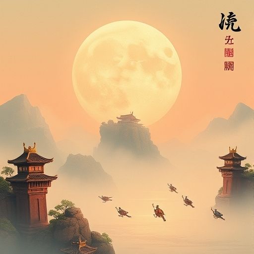 描绘观众在广州沉浸式数字艺术展览中互动的未来感画面