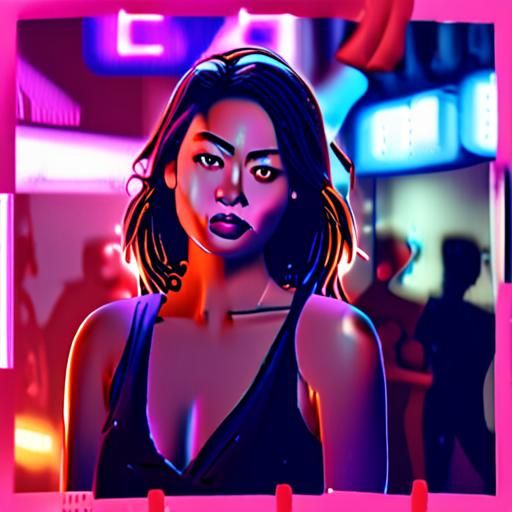 夜间派对的狂欢氛围