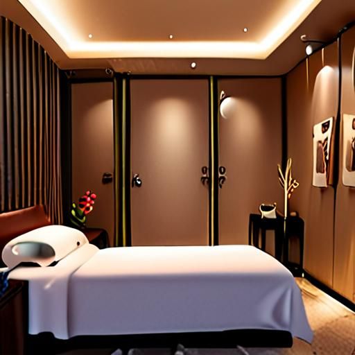 广州一家私密舒适的按摩包间