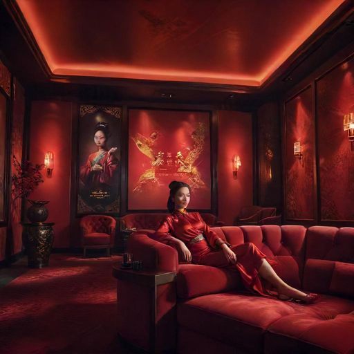 电影主题包厢的独特设计