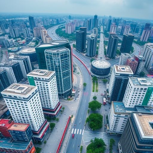 广州白云区航拍图