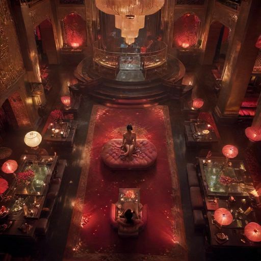 良人楼QM夜场豪华大厅氛围图