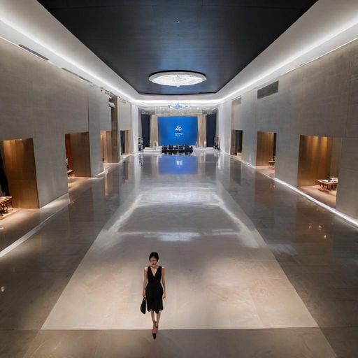 展示qt场大厅宽敞舒适的设计