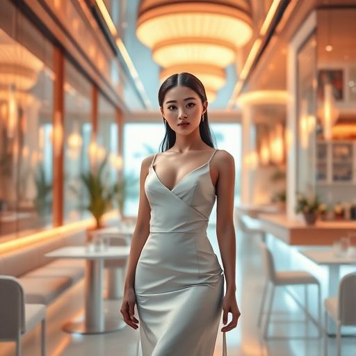 现代茶室与虚拟现实设备结合