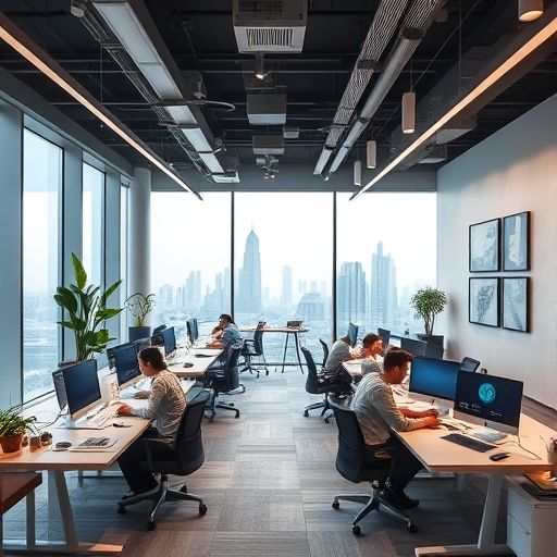 广州中高端工作室办公环境