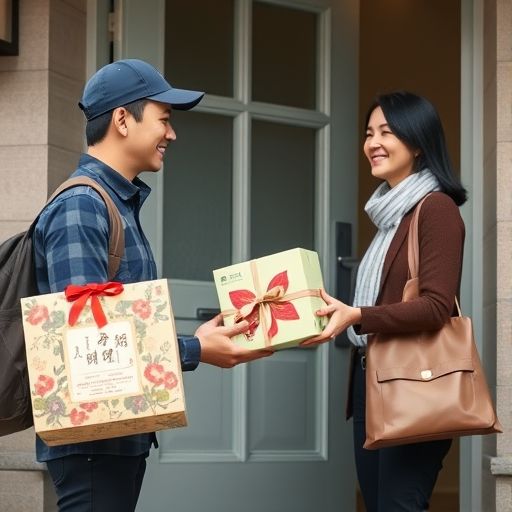 广州喝茶工作室外卖配送瞬间