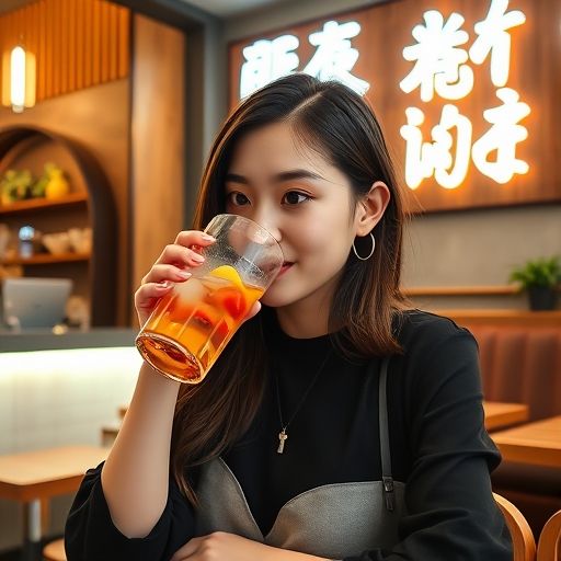 天河新式茶饮店