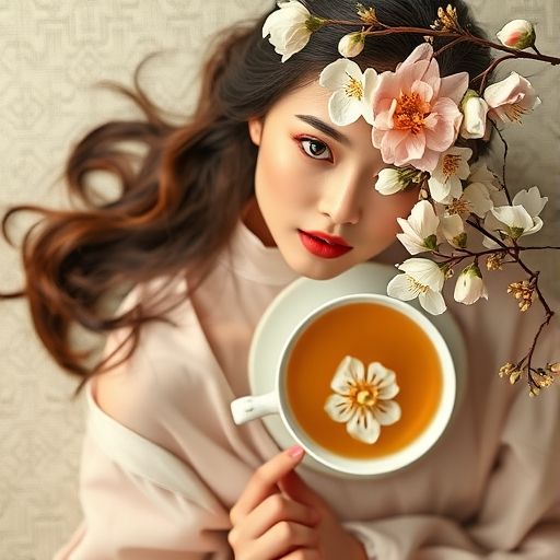 精美的茶点搭配