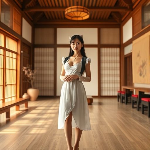 茶肆内部宁静氛围展示