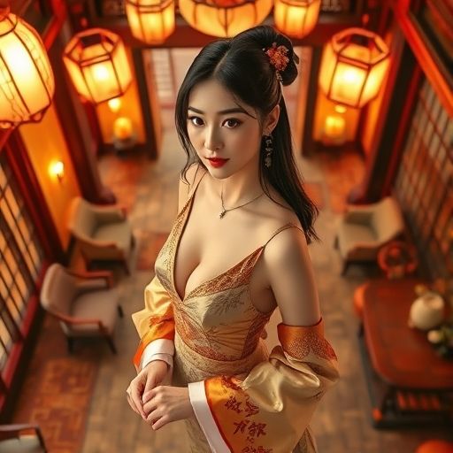 茶室内的温暖氛围