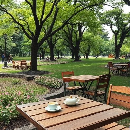 天河公园附近户外茶肆