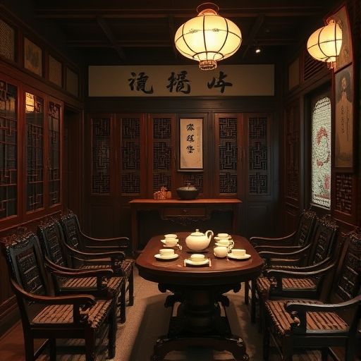 白云区传统茶肆内部