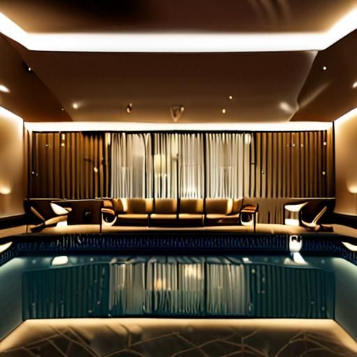 广州某中高端桑拿会所大堂休息区