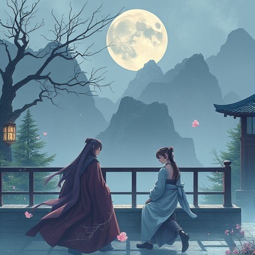 广州水伊方夜场夜景图