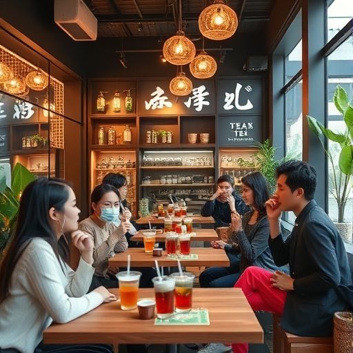 白云区网红茶饮店