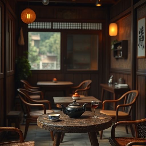 深圳龙华茶肆内部