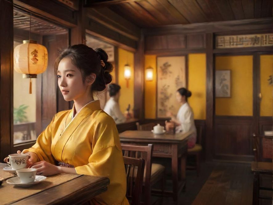 佛山本地茶室休闲放松场景