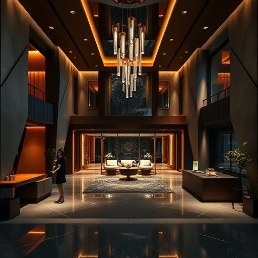 广州凯伦国际水疗大堂休闲环境