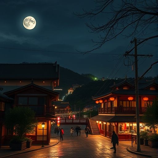 深圳桑拿会所夜景外观