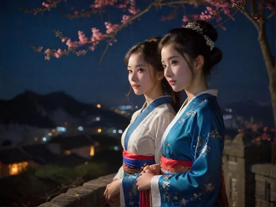 广州珠江两岸璀璨夜景,高楼林立,霓虹闪烁,充满都市活力。