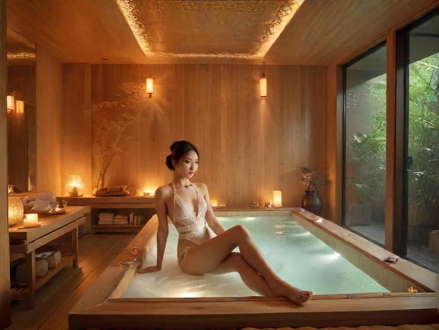 广州一品香桑拿特色水疗区,水温舒适,环境温馨