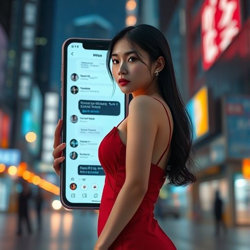 手机上的社区论坛界面