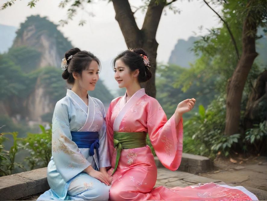 一位气质优雅的茶艺师正在进行茶道表演，光线柔和，背景典雅。