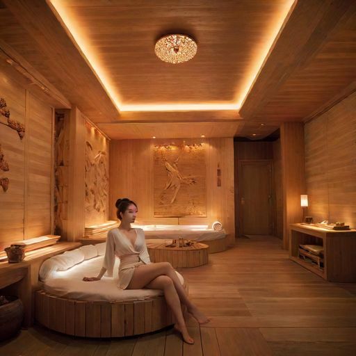 广州海珠桑拿会所的豪华休息区