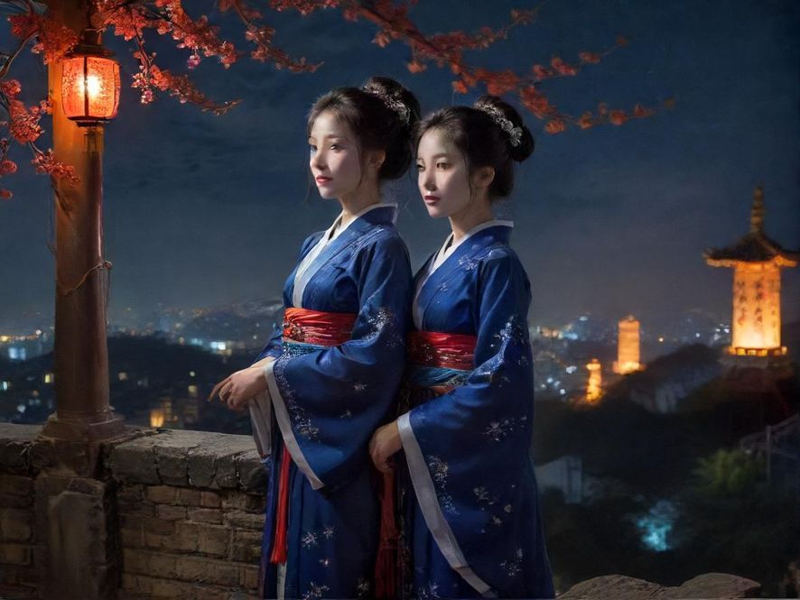 广州璀璨夜景，俯瞰城市灯火辉煌，展现都市魅力