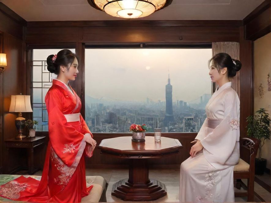 高端桑拿会所室内休息区实景图