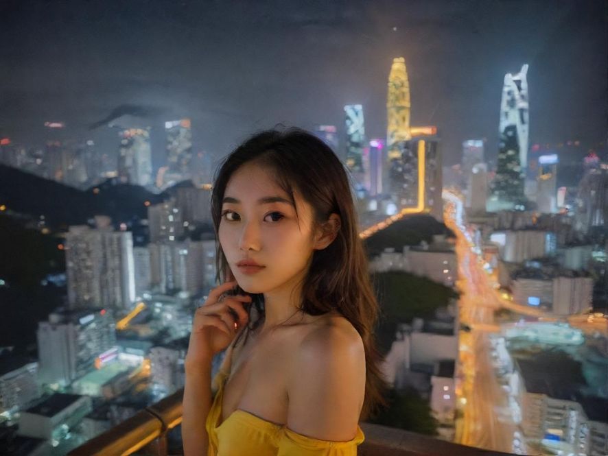 城市夜景展现夜生活魅力