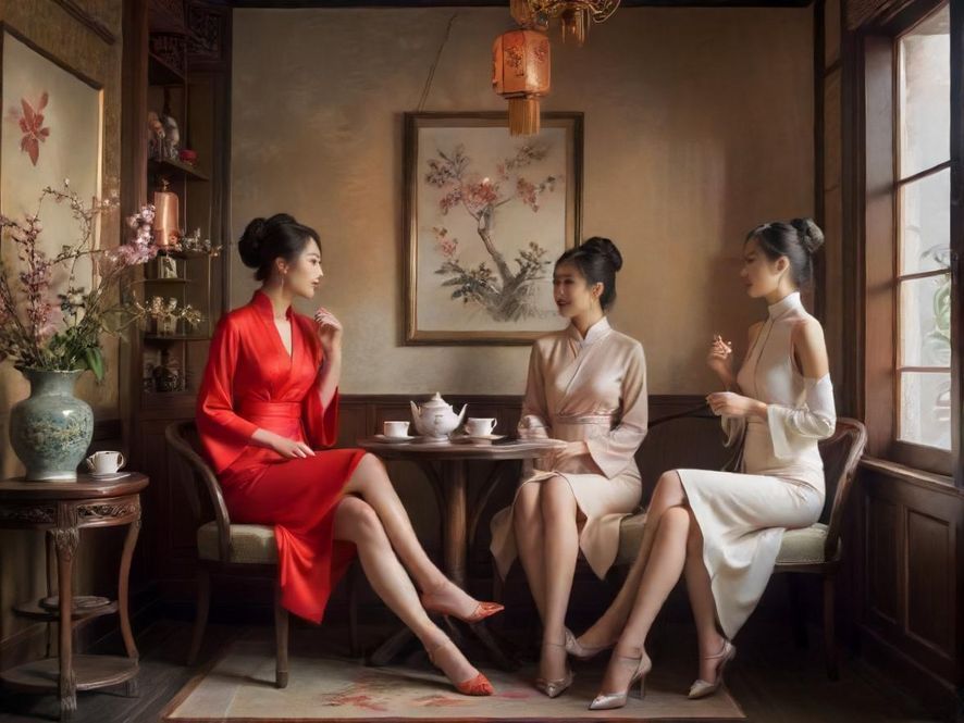 两人在私密空间交流