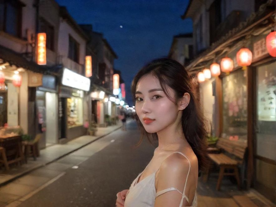 深圳夜景下的高端酒店入口,透露出都市的繁华与一丝神秘